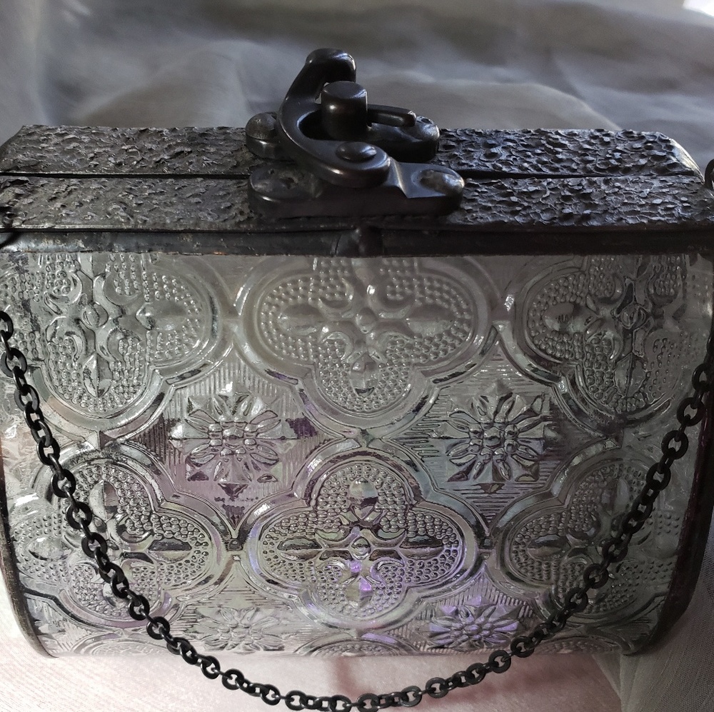 🥀 GLASS PURSE Vint Design Frame